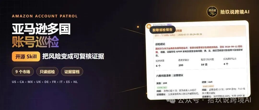 亚马逊多国账号巡检文章封面